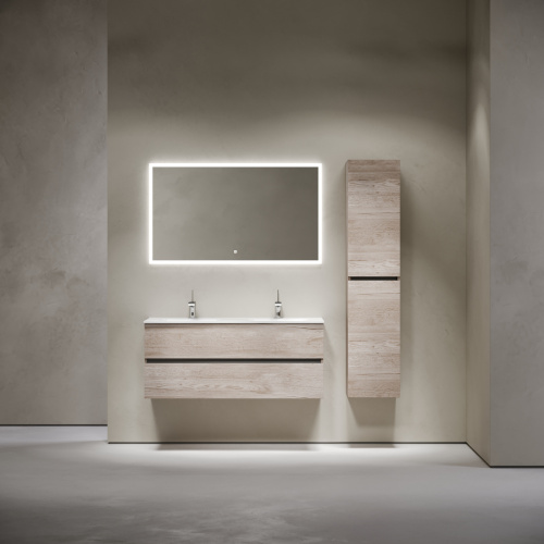 Тумба под раковину Sancos Urban UR120-2EG 120х50 подвесная цвет коричневый - фото 2